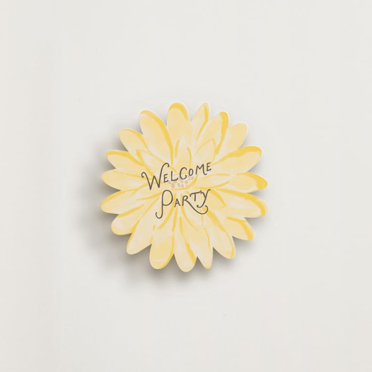 "Watercolor florals" - Novelty Enclosure Cards in Marmalade by Creo Study - Front