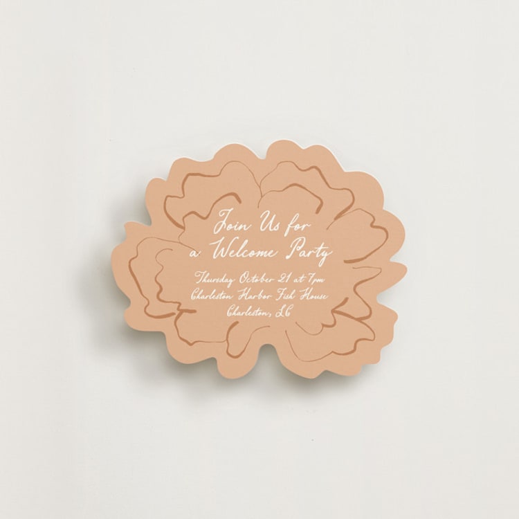 "Sketched Florals" - Novelty Enclosure Cards in Sophia by Kelly Watkins - Front