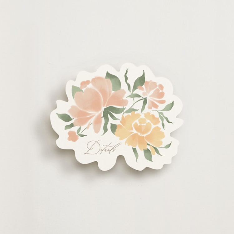 "Victorian Trellis" - Novelty Enclosure Cards in Golden Summer by Erin L. Wilson - Front