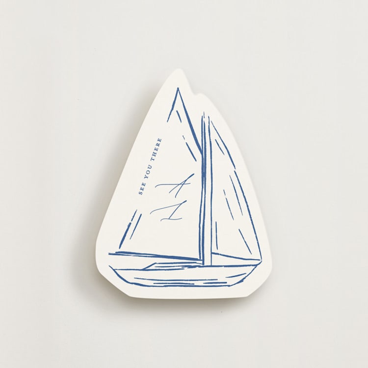 "Adriatic" - Novelty Enclosure Cards in Lapis by Jelena Vuletic - Front
