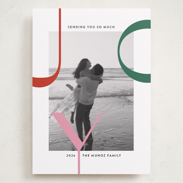 "Big joy" - Holiday Cards in Holly by Annie Holmquist - Front