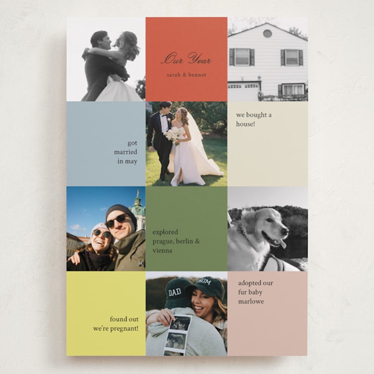 "Our Year" - Holiday Cards in Festive by Kelly Watkins - Front