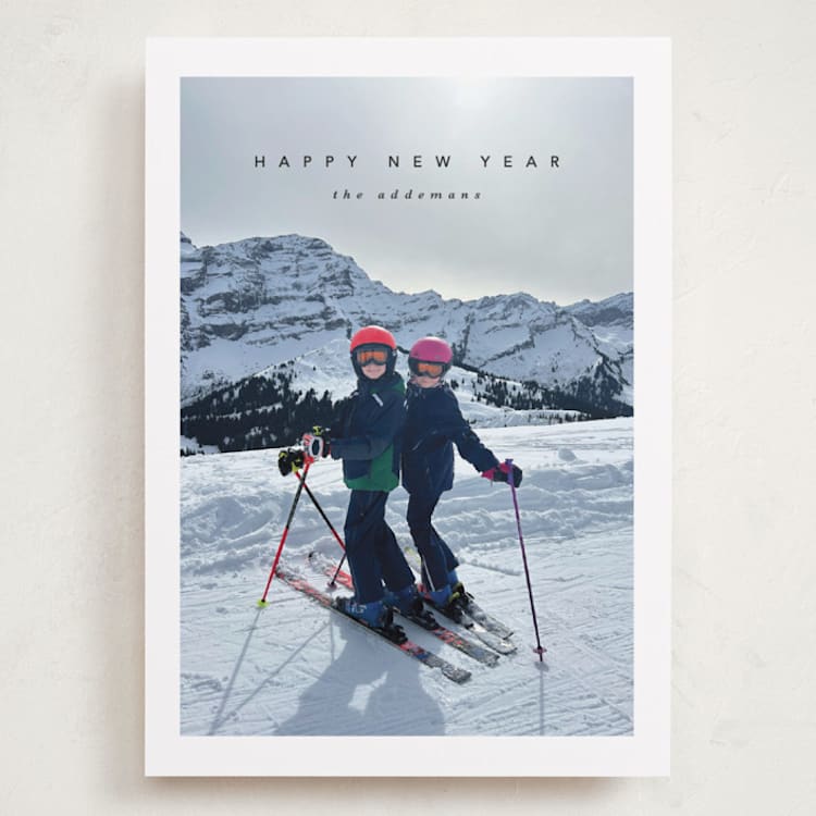 "Timeless Charm" - Holiday Cards in Ink by Lucrecia Caporale - Front