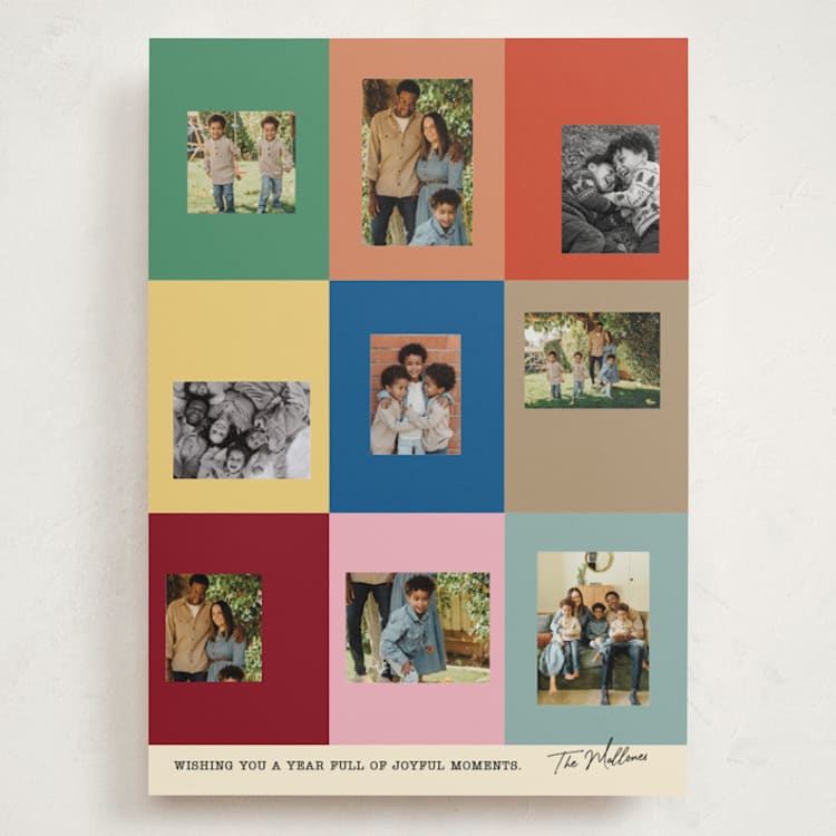 "Joyful Moments" - Holiday Cards in Confetti by Pati Cascino - Front