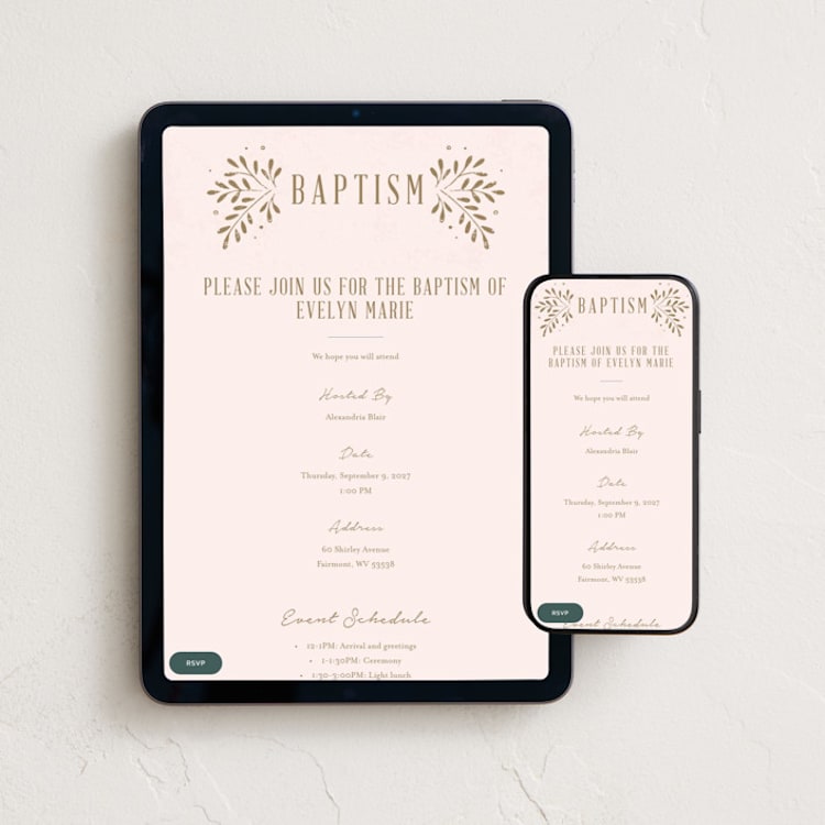 "Rustic Beginning" - Online Religious Milestone Invitations in Wheat Fields by Michelle Taylor - Mobile + desktop layout