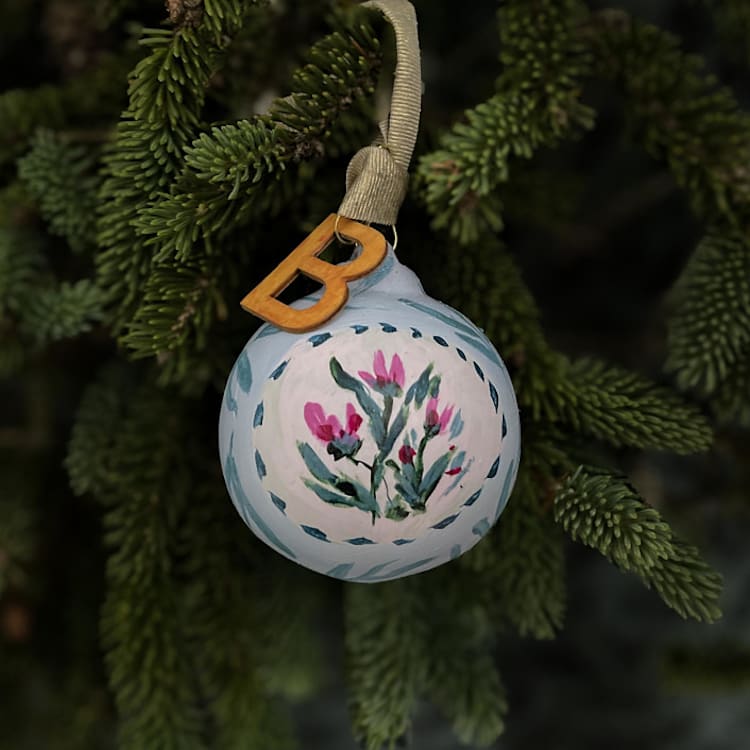 "Teal and Magenta Customized Ornament" - Ornaments in multicolorassorted-colors by Lottie Aldarwish
