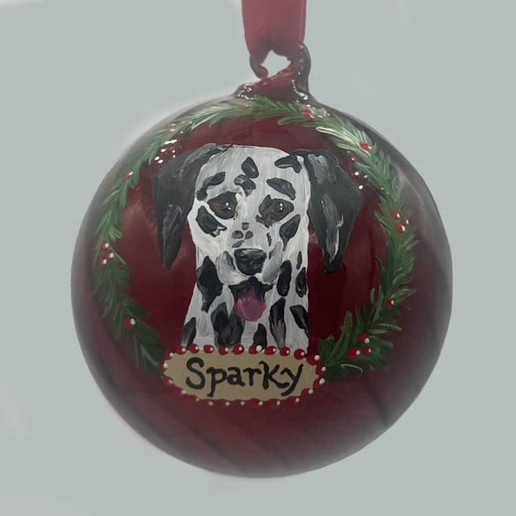 "Extra Large Hand-painted Pet Ornament" - Ornaments in multicolorassorted-colors by Ashley Myers