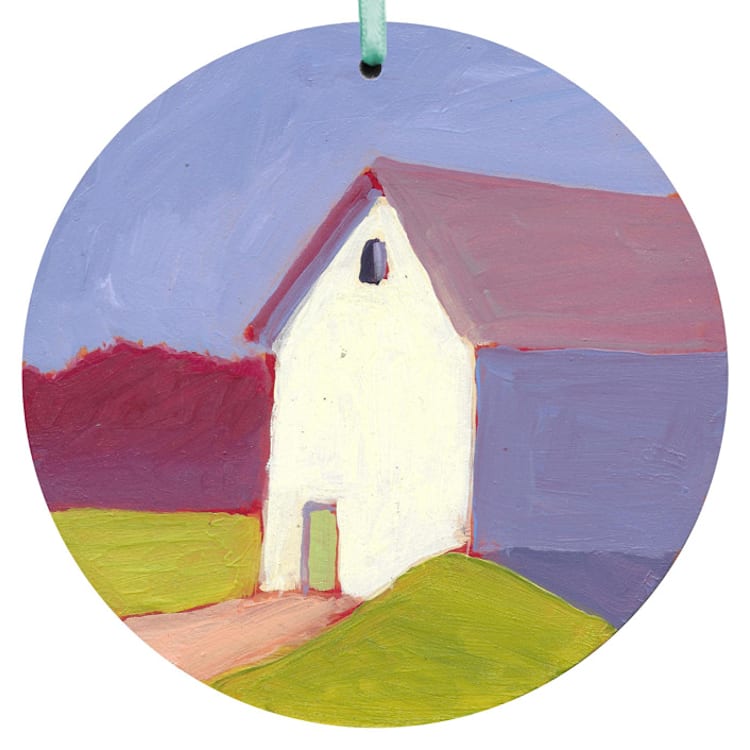 "Sweet Grape, Hand Painted Ornament" - Ornaments in multicolorassorted-colors by Carol C. Young