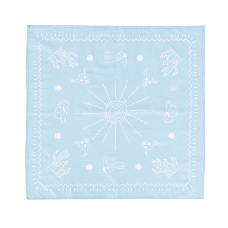 "Yeehaw "Sun" Bandana" - Party Favors in blue by Jollity and Co