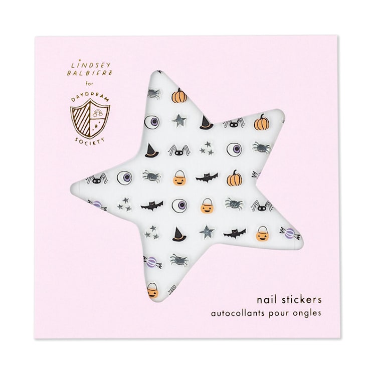 "Hocus Pocus Nail Stickers - Set of 1 Sheet, 100 Nail Stickers" - Party Favors in multicolorassorted-colors by Jollity and Co