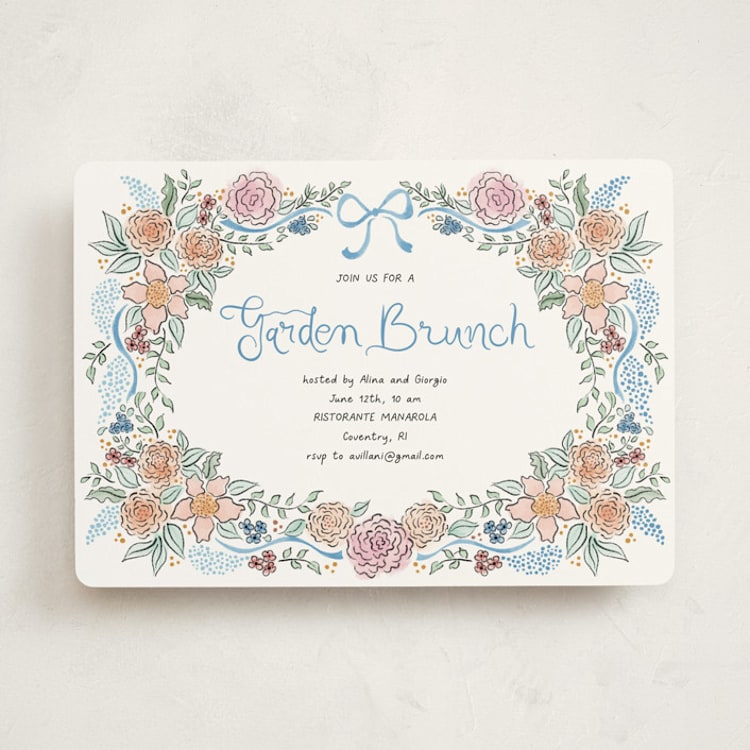 "Portofino" - Party Invitations in Ocean by Tamara Hilje - Front