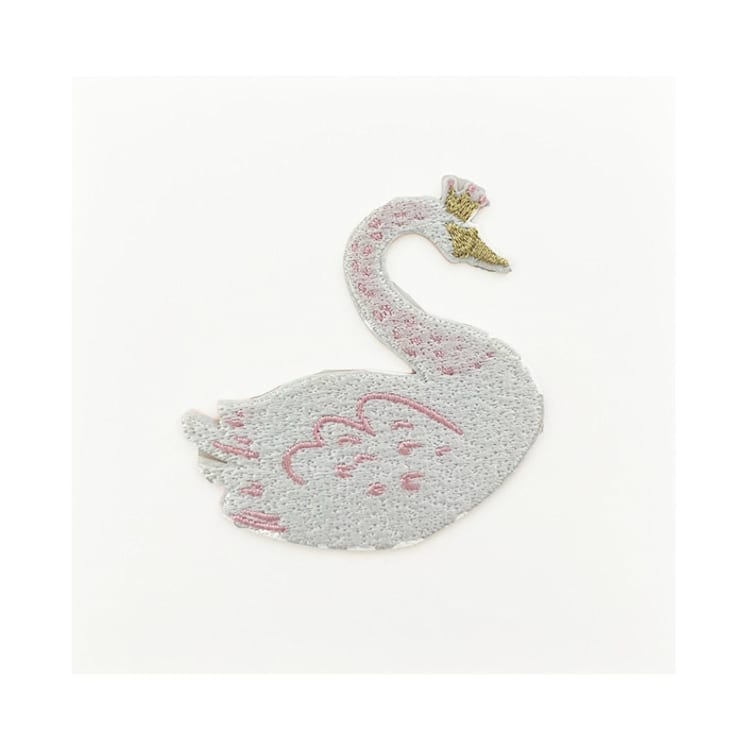 "Sweet Princess Swan Patch" - Patch in multicolor by Jollity and Co