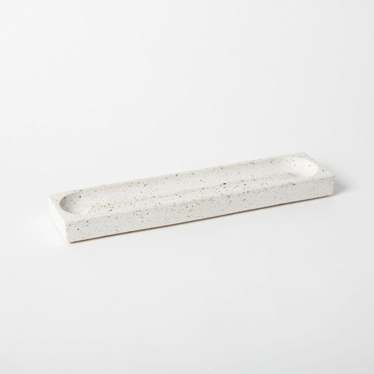 "Pencil Tray: White Terrazzo" - Pencil Case in white by Pretti.Cool