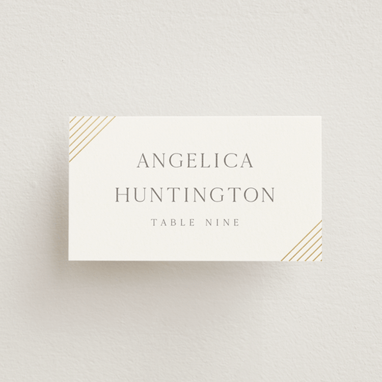 "Song of Solomon" - Place Cards in Slate by Vanessa Doyle - Front