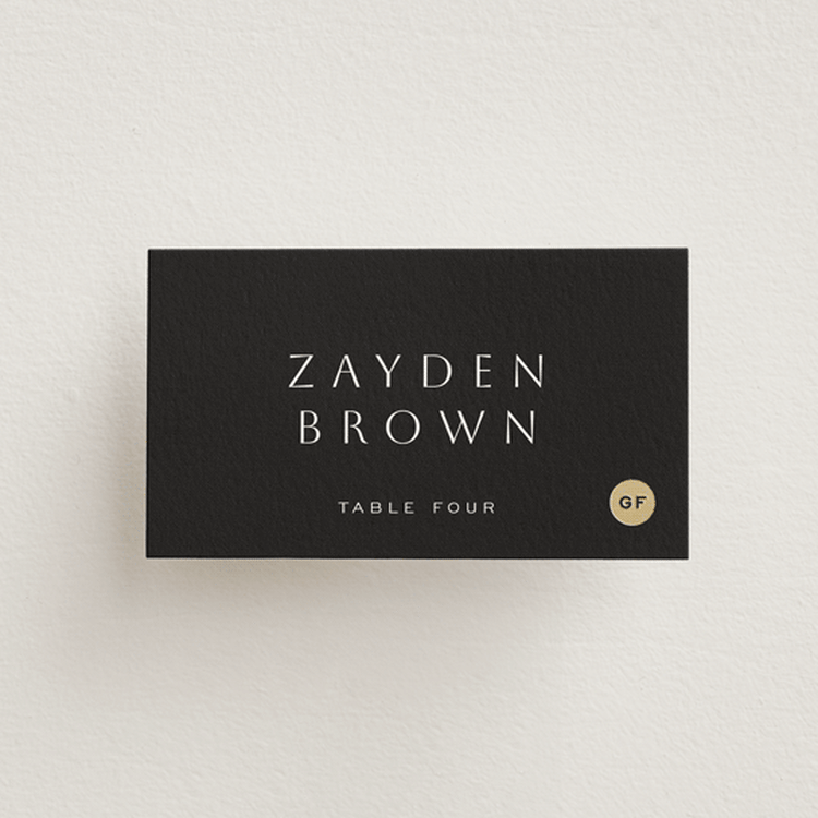 "Twilight" - Place Cards in Twilight by Sierra Lee - Front