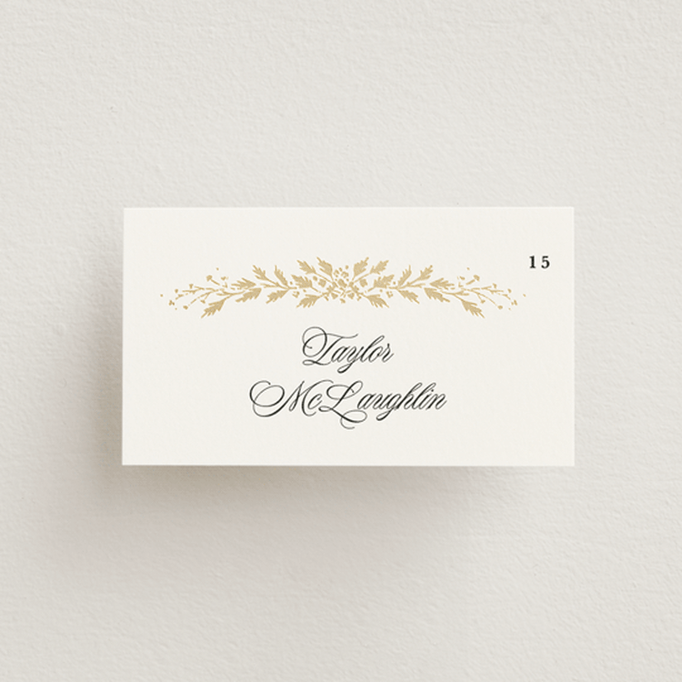 "Lake Como" - Place Cards in Diamond by Kate Ahn - Front