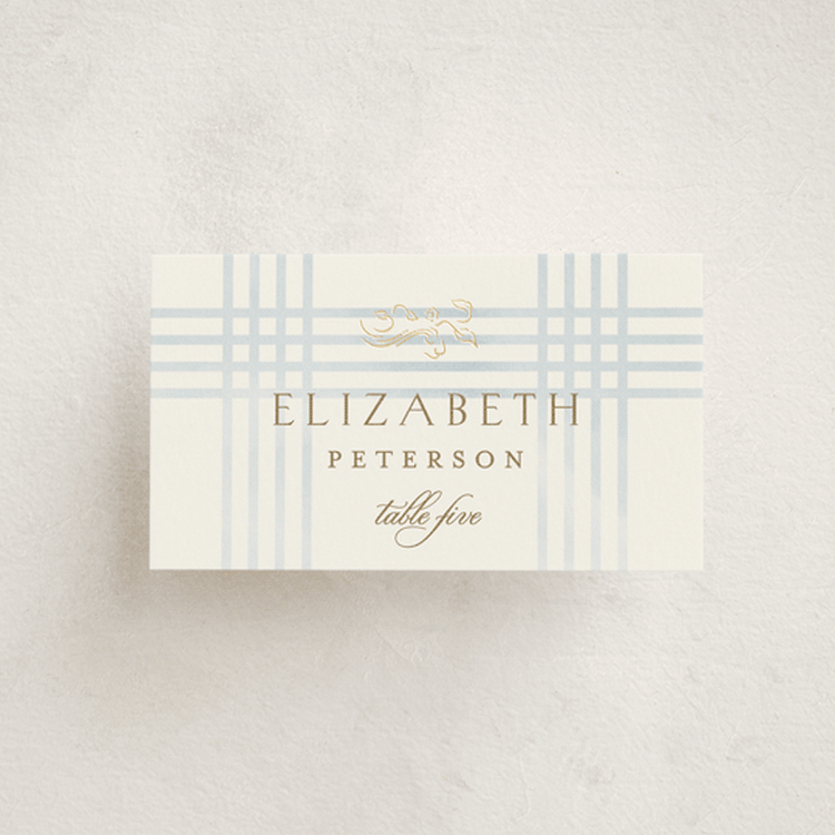 "salt and ivory" - Place Cards in Belair by Grae - Front