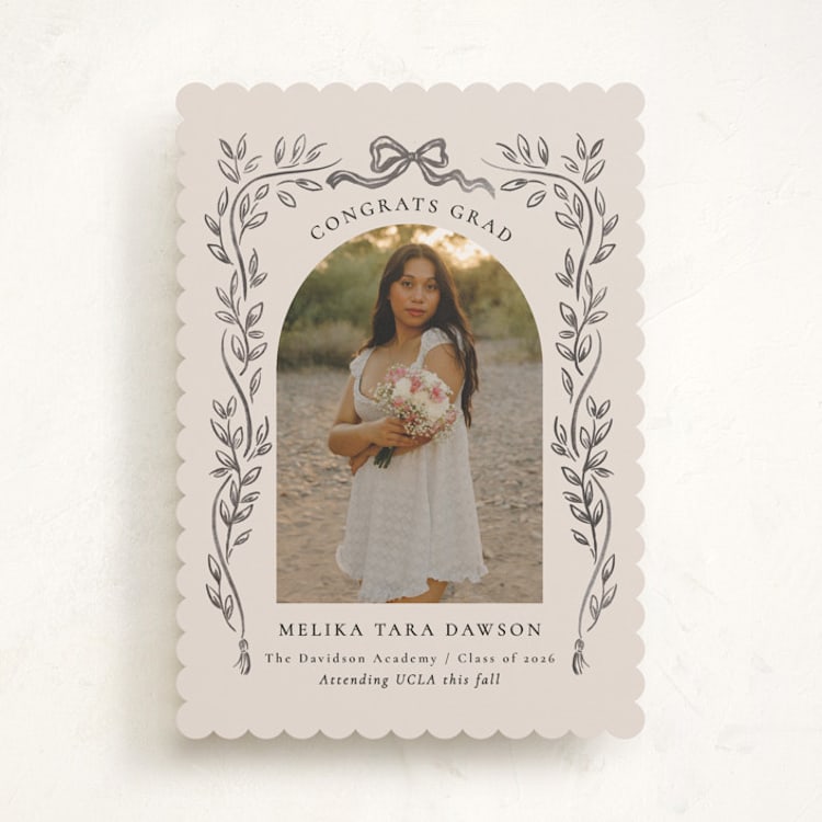 "chic" - Graduation Announcements in Ink by Petra Kern - Front