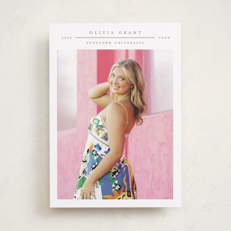 "Compass" - Graduation Announcements in Sparrow by Alexandra Cohn - Front