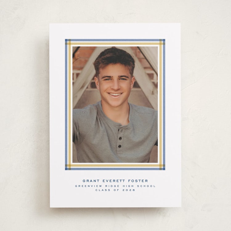 "Woven frame" - Graduation Announcements in Night Sky by Lea Delaveris - Front