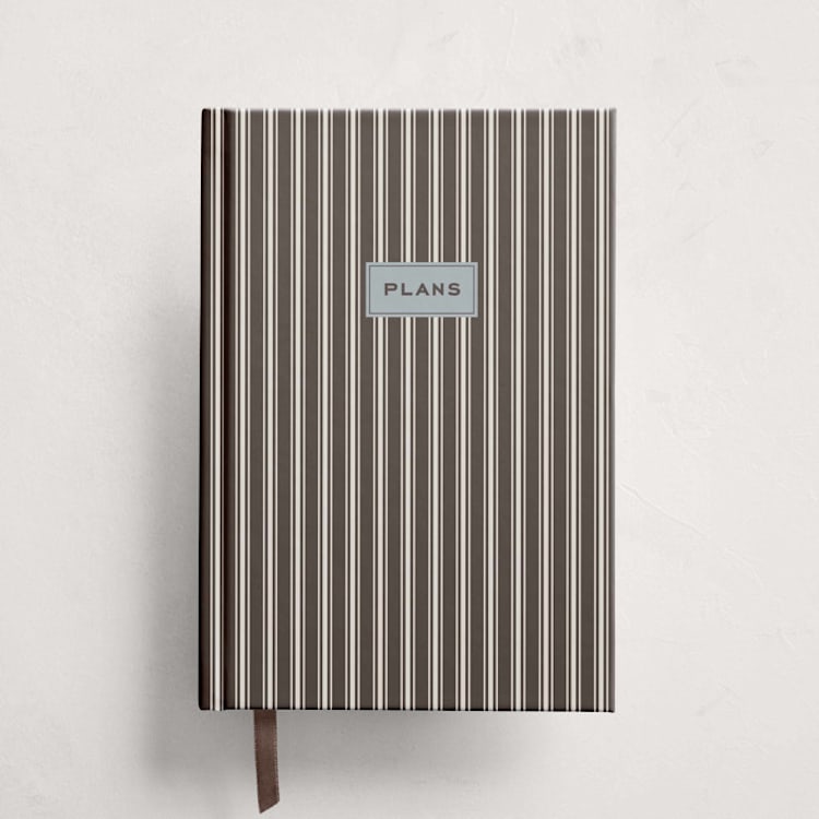 "Stripe Frame" - Planners in Chocolate by Emily Betts - Front Cover
