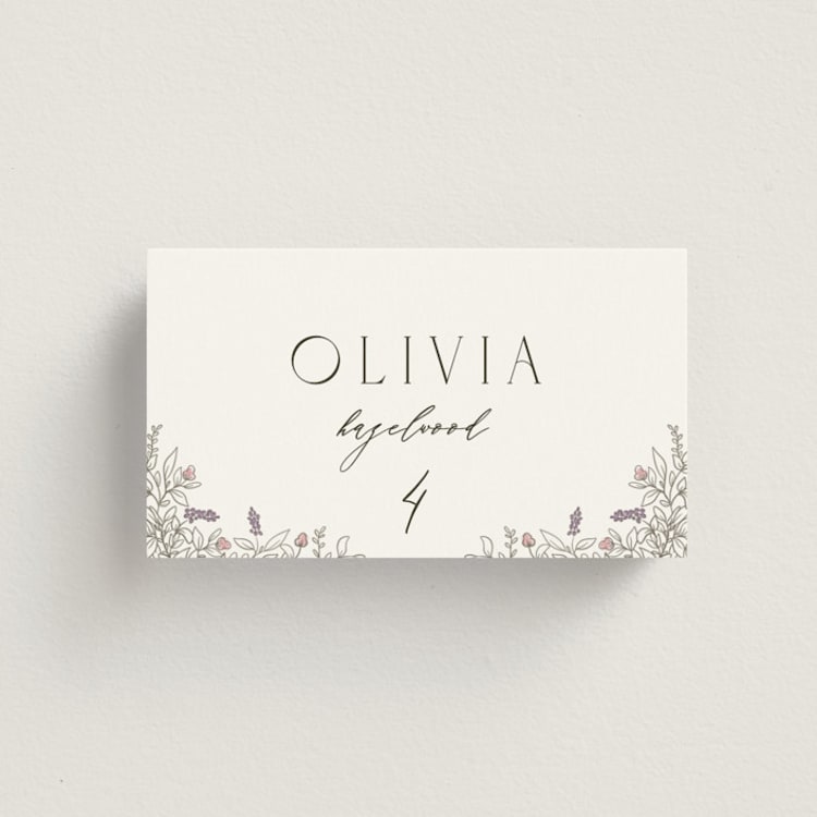 "Cottonwood" - Place Cards in Ravello by Anne Ciotola - Front