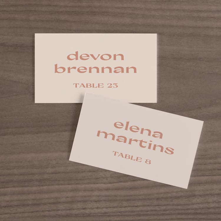 "margaux" - Place Cards in Sand by Lindsay Stetson Thompson - Front