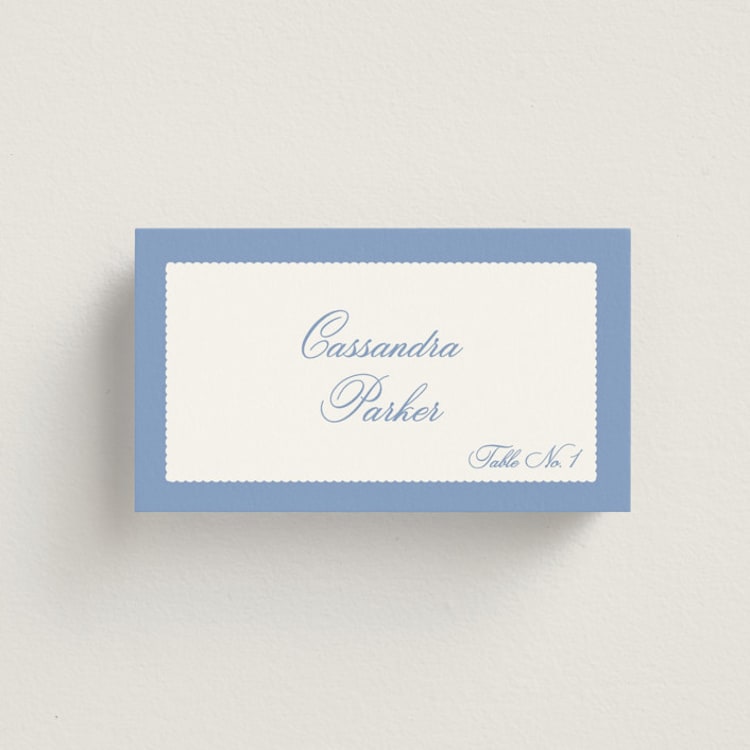 "Constance" - Place Cards in Sky by Robert and Stella - Front
