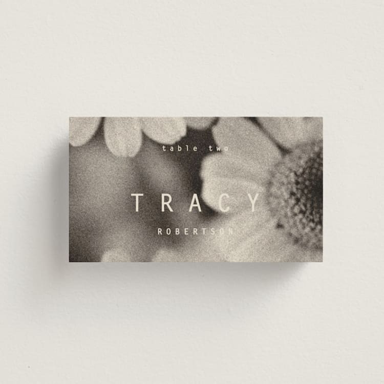 "Nonnette" - Place Cards in Vanilla by Blustery August - Front
