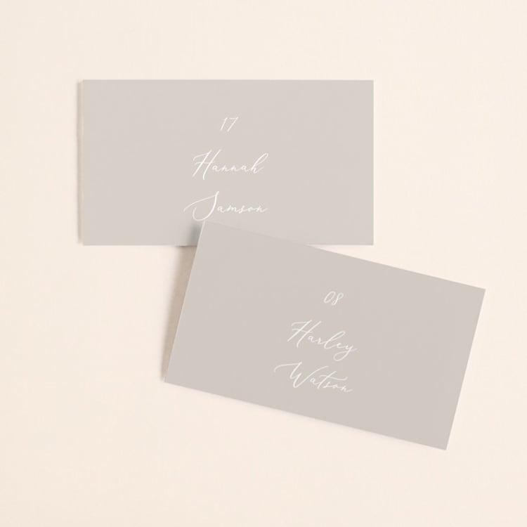 "So Inlove" - Place Cards in Cloud by Jhudy - Front