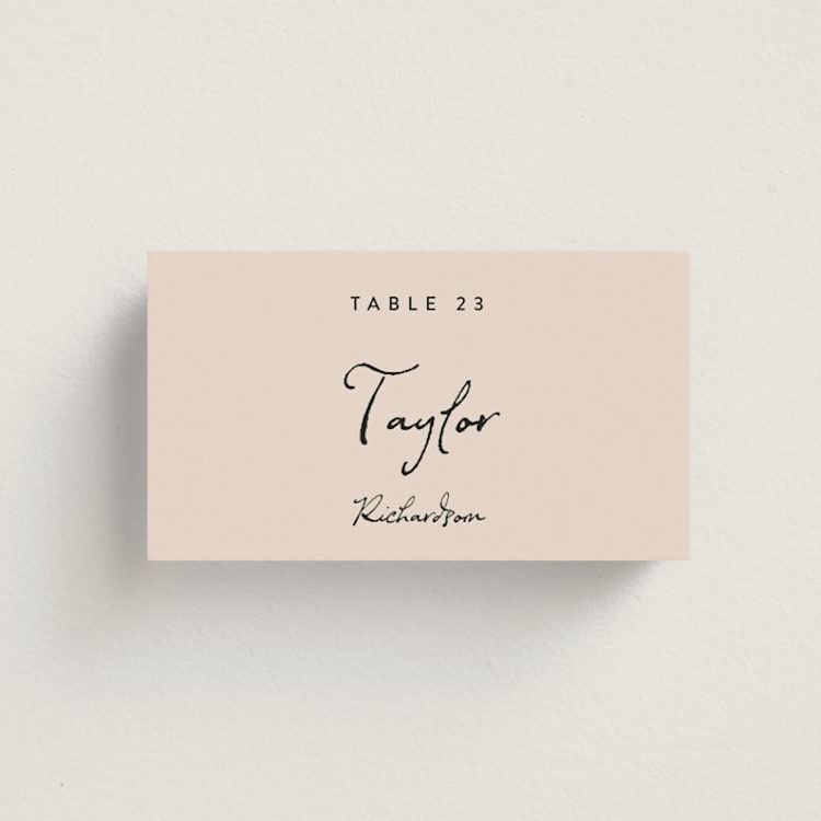 "tablescape drawing" - Place Cards in Black Dahlia by Cass Loh - Front