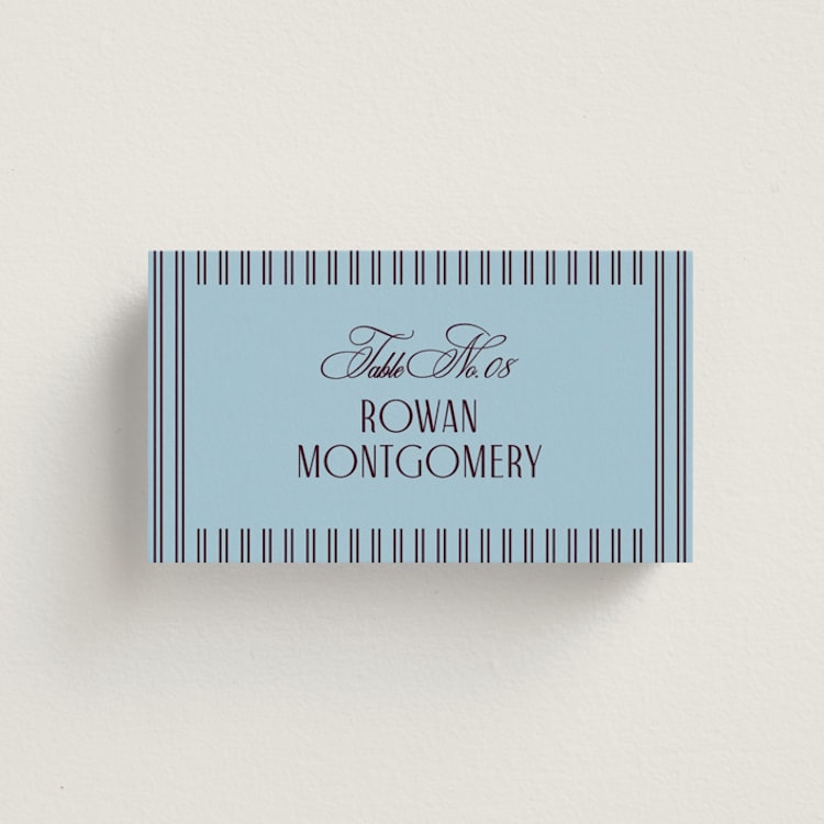 "sophisticate" - Place Cards in Plum by Owl and Toad - Front