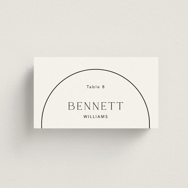 "Picture Perfect" - Place Cards in Opal by Jennifer Postorino - Front
