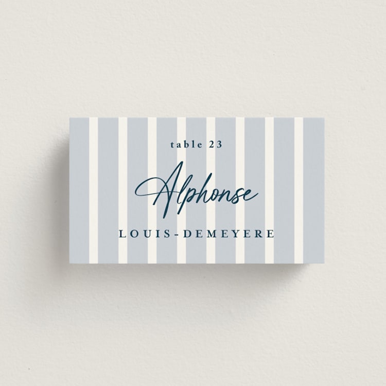 "melihrolo" - Place Cards in Powder Blue by chocomocacino - Front