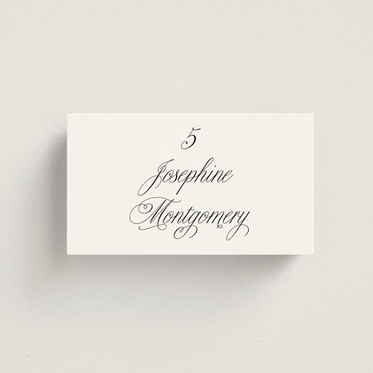 "Let's Say I Do" - Place Cards in Lily by Petra Kern - Front