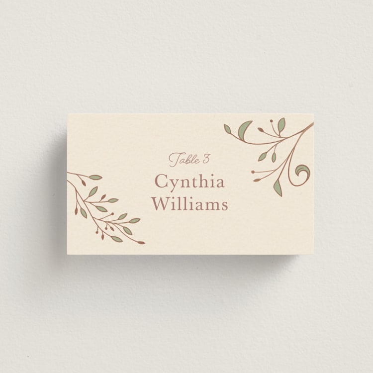 "Disney Storybook" - Place Cards in Autumn by Morgan Ramberg - Front