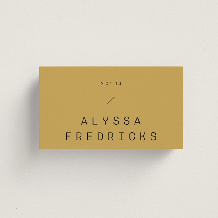 "Alaia" - Place Cards in Verona Sunset by Blustery August - Front