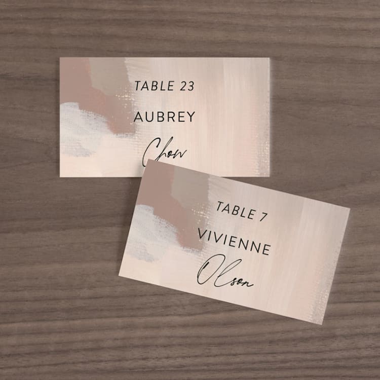 "gallery" - Place Cards in Mojito by Lindsay Megahed - Front