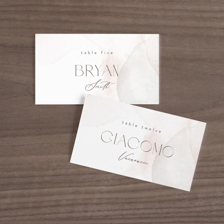 "kirsch" - Place Cards in Sand by chocomocacino - Front