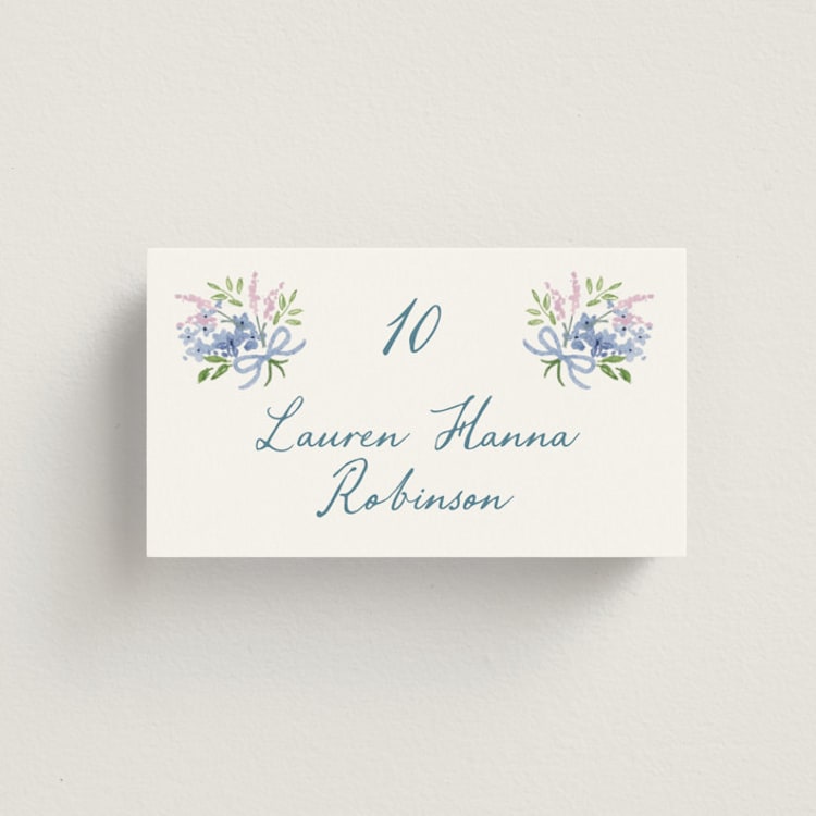 "Vineyard Love" - Place Cards in Summer by Petra Kern - Front