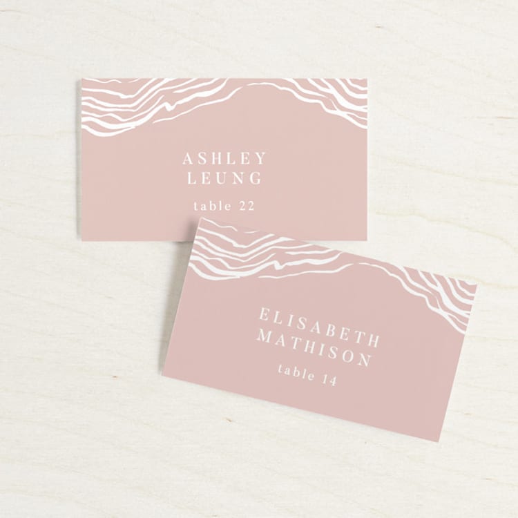 "ridge" - Place Cards in Dusk by Krissy Bengtson - Front