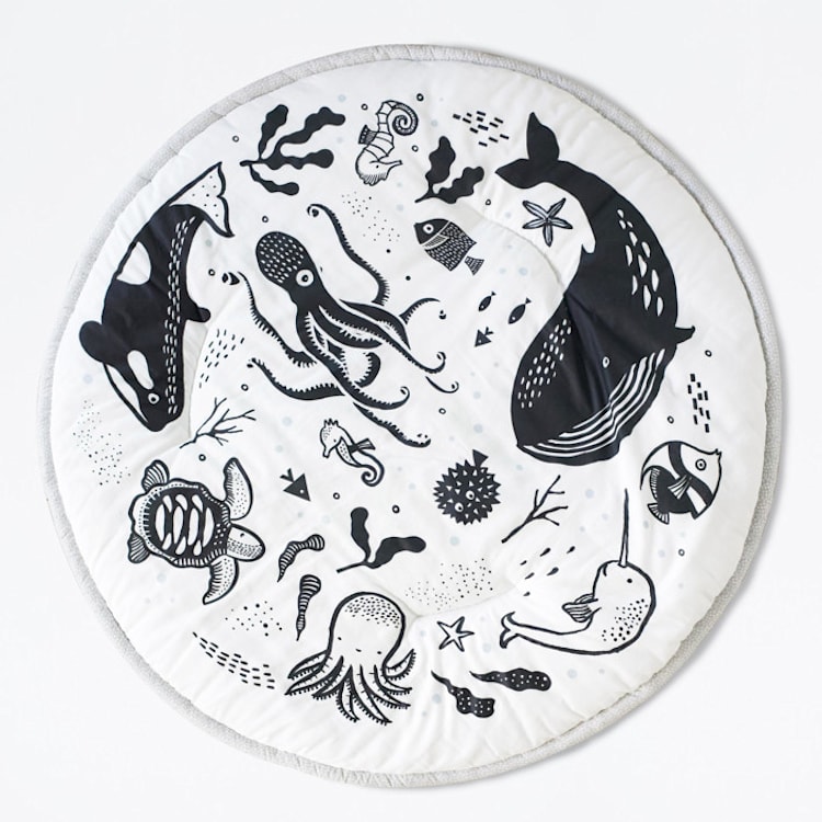 "Wee Gallery Ocean Playmat" - Play Mats in multicolor by Wee Gallery