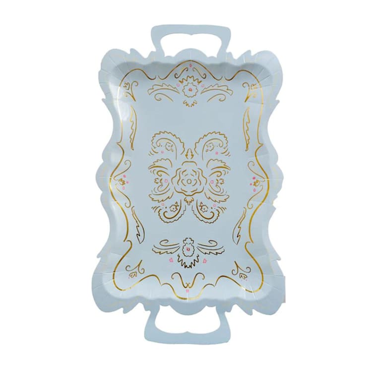 "Let Them Eat Cake Platters - Pack of 8" - Party Plates and Bowls in multicolor by Jollity and Co