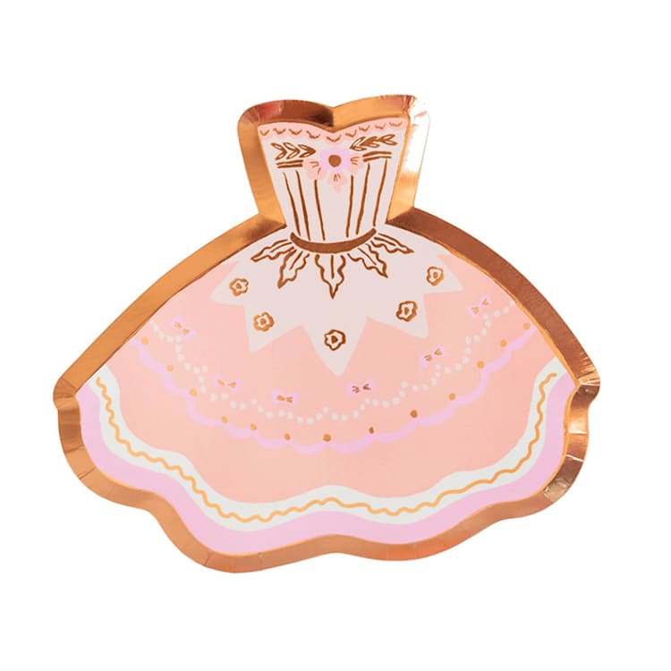 "Pirouette Small Plates - Pack of 8" - Party Plates and Bowls in multicolor by Jollity and Co