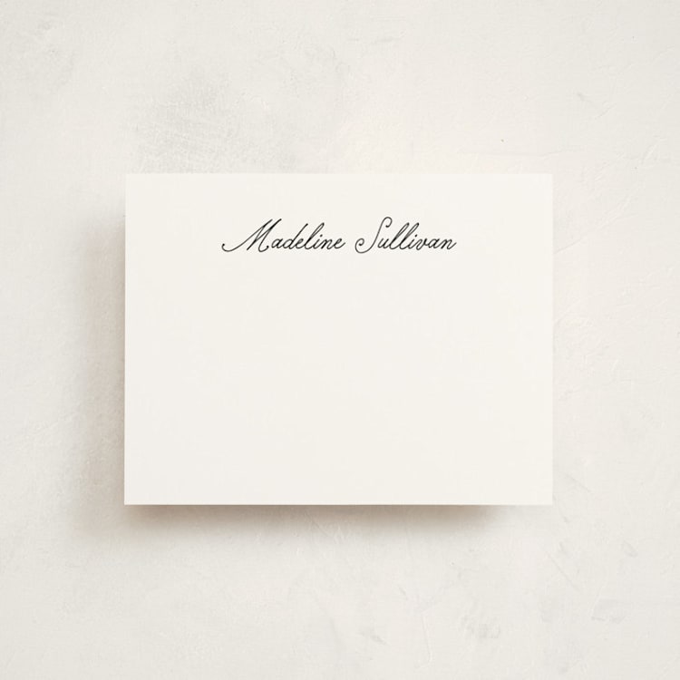 "letter" - Personalized Stationery Cards in Cloud by lori jacobs wemple - Front