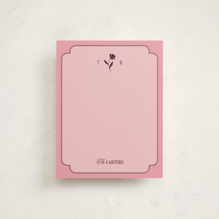 "Biltmore" - Personalized Stationery Cards in Palais Pop by Kelly Schmidt - Front