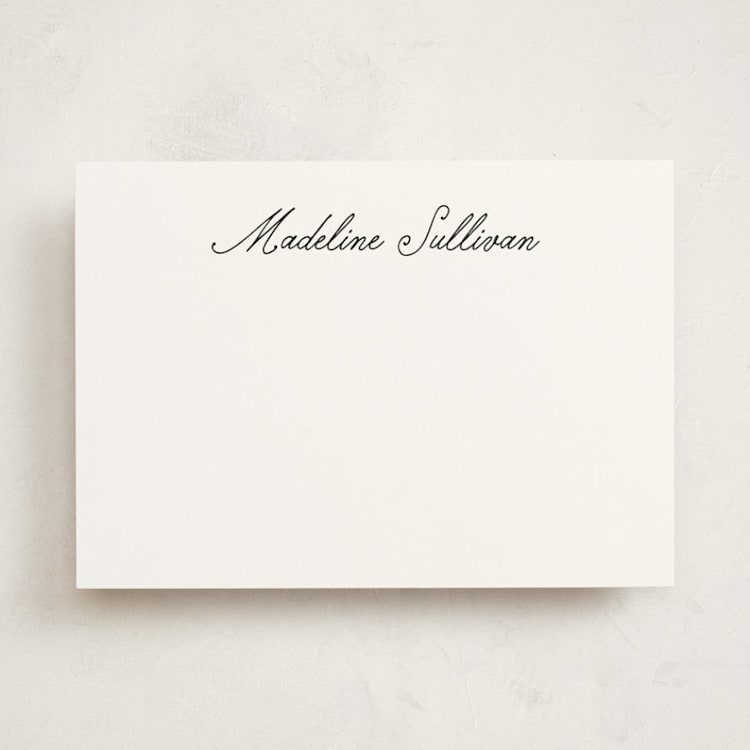 "letter" - Personalized Stationery Cards in Cloud by lori jacobs wemple - Front