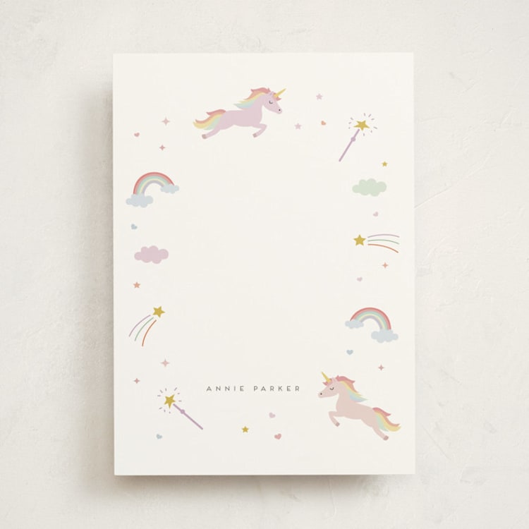 "magical day" - Personalized Stationery Cards in Cloud by Anupama - Front
