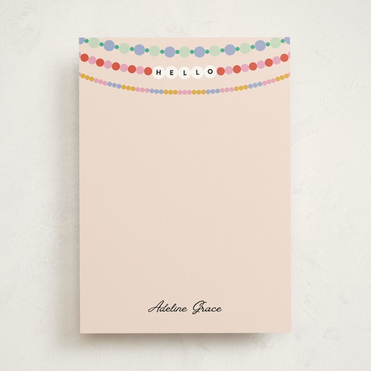 "Note Era" - Personalized Stationery Cards in Dreamer by Pixel and Hank - Front