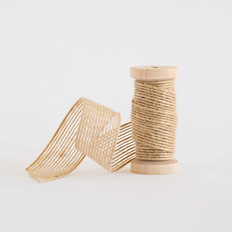 "1" Jute" - Ribbon in natural by Minted - Ribbon
